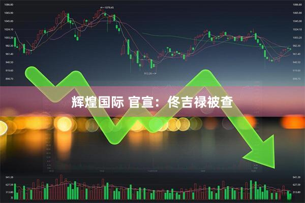 辉煌国际 官宣：佟吉禄被查