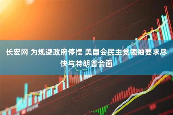 长宏网 为规避政府停摆 美国会民主党领袖要求尽快与特朗普会面